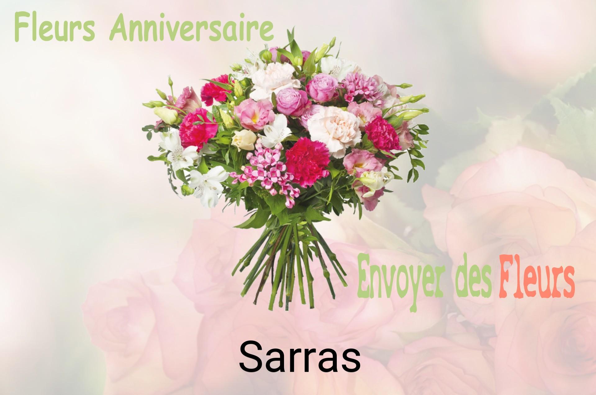 Bouquet de fleurs d’anniversaire livré à Sarras